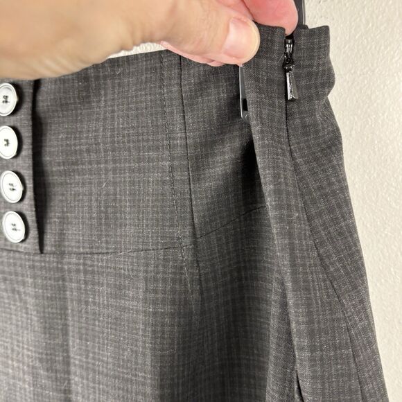 Halogen Classic Career Professional Pencil Skirt Women 10 Black Pocket Side Zip - Picture 4 of 10